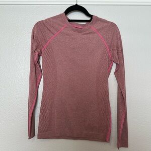 Figs size small underscrub top in mauve pink